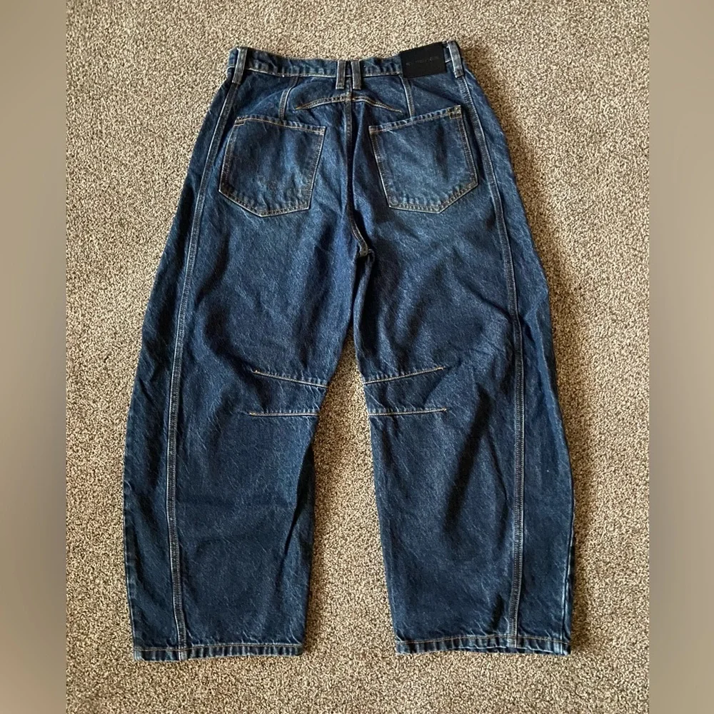 We The Free Good Luck Mid-Rise Barrel Jeans 
(Deep End)
*Brand New Never Worn* - Picture 2 of 7
